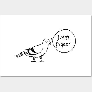 judge pigeon Posters and Art